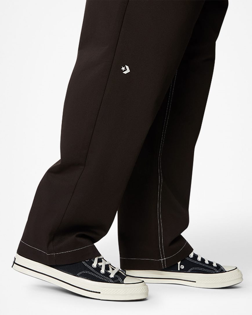 Pantaloni Barbati Converse Five Pocket Maro | RO LIVRS257